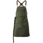 Exner Delší pracovní zástěra s laclem EX288 Olive – Hledejceny.cz