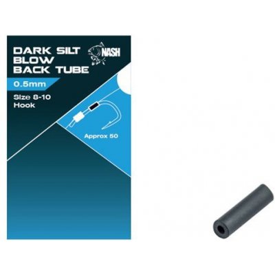 Kevin Nash Hadička Blow Back Tube Dark Silt 0,75 mm 50 ks – Zboží Mobilmania
