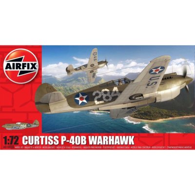 Airfix Classic Kit letadlo A01003B Curtiss P 40B Warhawk 1:72