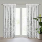 EUROFIRANY ZÁVĚS NA PÁSCE GLORI 140X270 CM LISTY – Hledejceny.cz