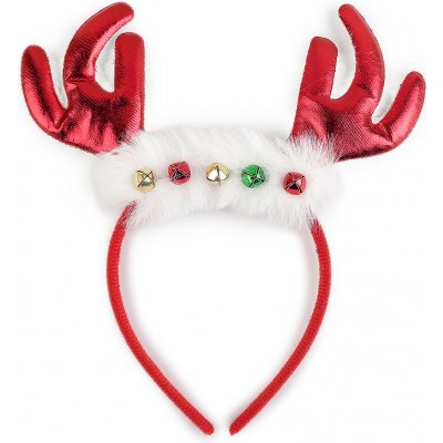 Prima-obchod Čelenka do vlasů sob s rolničkami, vánoční / párty, barva 1 červená – Hledejceny.cz