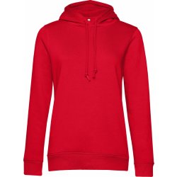 B & C Collection dámská mikina s kapucí Inspire Hooded women červená