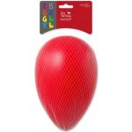 Dog Fantasy Hračka Eggy ball tvar vejce červená 16 x 26 cm – Sleviste.cz