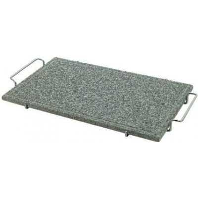 Grilovací kámen GRANIT XL s drážkou a držákem 50x30x1,65cm, 14071 – Sleviste.cz