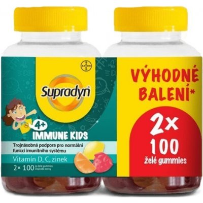 Supradyn Immune Kids želé gummies 2 x 100 ks – Hledejceny.cz