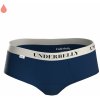 Menstruační kalhotky Underbelly menstruační kalhotky LOWEE modrá bílá z mikromodalu Pro velmi slabou menstruaci