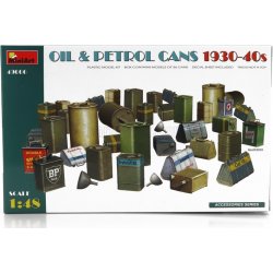 MiniArt Oil&Petrol Cans 1930-40s 36 pcs. w/ decals 49006 1:48