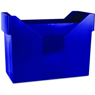 Zásobník na závěsné desky, tmavě modrý, plast, DONAU – Zboží Živě