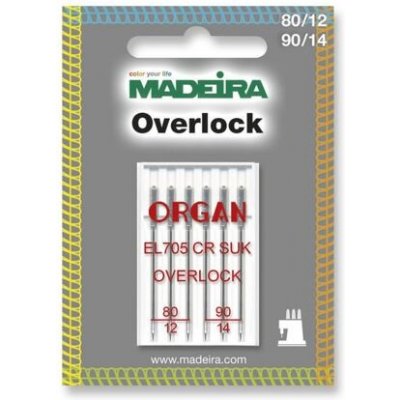 Jehly Madeira ELx705 OVERLOCK (3x80/12, 3x90/14) – Zboží Mobilmania