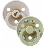 Bibs Colour Bumblebee dudlíky z kaučuk 2 ks Mushroom mix – Sleviste.cz