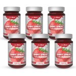 GymBeam Jammy Spread jahoda 6 x 220 g – Zboží Mobilmania
