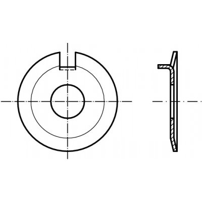 PROFISTYL DIN 432 podložka pojistná s vnějším nosem černá Varianta: DIN 432 podložka pojistná s vnějším nosem 5,3 pro M5 – Sleviste.cz