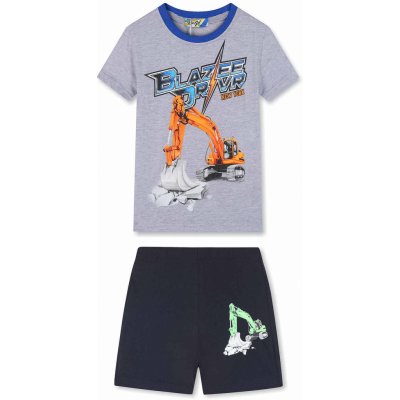 Kugo chlapecké pyžamo LC5964 sv.šedá – Zboží Dáma