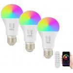 Immax NEO LITE SMART sada 3x žárovka LED E27 9W RGB+CCT, stmívatelná, Wi-Fi, Beacon, DO, TUYA 07712CDO – Zboží Mobilmania