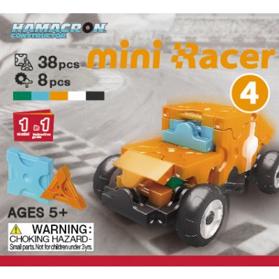 LaQ Hamacron Mini Racer ORANGE – Zboží Mobilmania