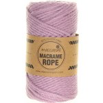 Maccaroni Rope 4 mm světle fialová 404D – Zboží Mobilmania