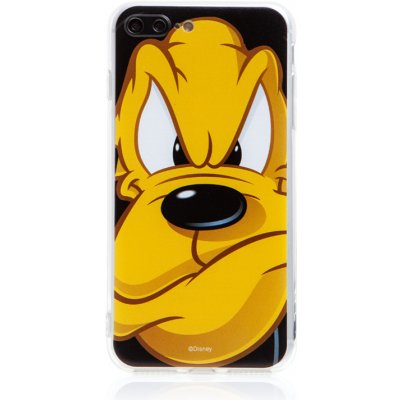 AppleMix Kryt DISNEY pro Apple iPhone 7 Plus / 8 Plus - pes Pluto - gumový - černý