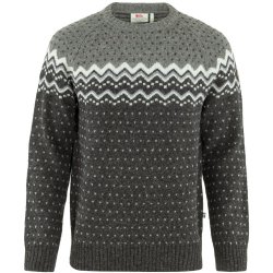 Fjällräven Svetr Övik Knit Sweater dark grey-grey