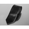 Kravata AMJ kravata pánská šikmý proužkovaný vzor KU0027 černá