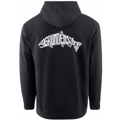 Grundéns mikina Eat Your Words DWR HD Hoodie Black Salmon Graphic – Hledejceny.cz