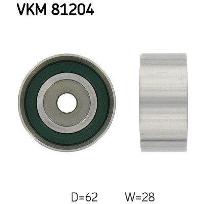 SKF Vratná/vodicí kladka, ozubený řemen VKM81204 – Zboží Mobilmania