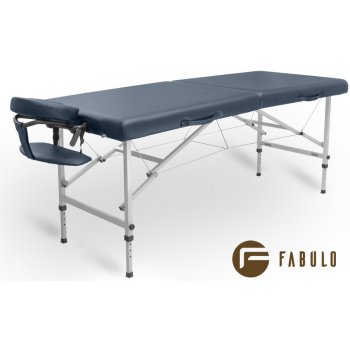 Fabulo USA Kovové masážní lehátko Fabulo FERRO Set 184x71 cm modrá 184 x 71 cm 14,5 kg