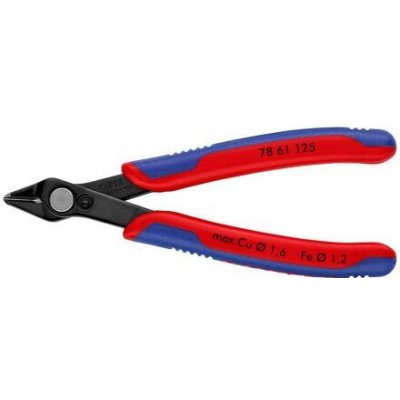 KNIPEX kleště štípací boční Electronic Super Knips, tvrdost břitů 64HRC, 7861125 – Sleviste.cz