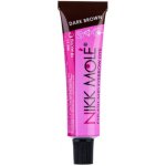Nikk Mole barva na řasy a obočí Dark Brown 15 ml – Sleviste.cz