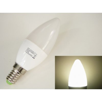 T-Led LED žárovka E14 EV5W svíčka 200° 230V 40000h Denní bílá – Zboží Mobilmania