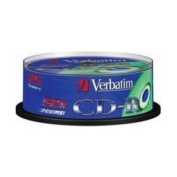 Verbatim CD-R 700MB 52x, AZO, spindle, 50ks (43351)