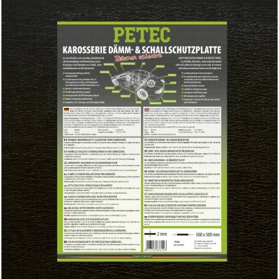 Petec 87610 Tlumící zvuková a izolační deska BITUMEN 50 x 50 cm – Hledejceny.cz