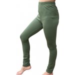 Termo legíny dívčí jednobarevné Khaki – Zboží Mobilmania