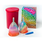 Yuuki MIX dva menstruační kalíšky Rainbow Jolly (menší + větší) – Zboží Dáma