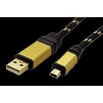 Roline 11.02.8821 Gold USB 2.0 kabel USB A(M) - miniUSB 5pin B(M), 0,8m – Hledejceny.cz