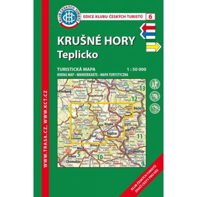 KČT 6 Krušné hory Teplicko 1:50 000 – Hledejceny.cz