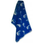 OVČÍ VĚCI Dětská deka z ovčí vlny DELFÍNI 140 x100 – Sleviste.cz