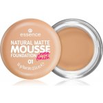 Essence NATURAL MATTE MOUSSE pěnový make-up 01 16 g – Sleviste.cz