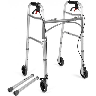 TIMAGO Čtyřkolové chodítko s brzdami na rukojetích JMC-C 3223 SL – Zboží Mobilmania