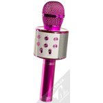 WSTER WS 858 Karaoke bluetooth mikrofon růžová – Zboží Dáma