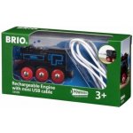 BRIO černá lokomotiva se zdrojem a mini USB 33599 – Zbozi.Blesk.cz