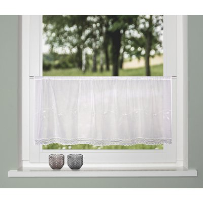 Home Wohnideen vitrážková záclona 23299 MACIRO 0109 bila 45x120 cm (v x s) – Hledejceny.cz