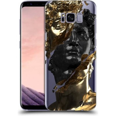 Pouzdro Picasee silikonové Samsung Galaxy S8+ G955F - Black Gold čiré – Zbozi.Blesk.cz