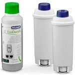DeLonghi DLSC322 sada 1x odvápňovač EcoDecalk 200 ml 2x vodní filtr – Zboží Mobilmania