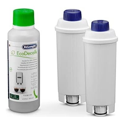 DeLonghi DLSC322 sada 1x odvápňovač EcoDecalk 200 ml 2x vodní filtr – Hledejceny.cz