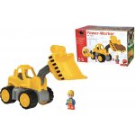 BIG Nakladač Power Worker Wheel Loader + Figurinepracovní stroj 47 cm gumová kola od 2 let – Hledejceny.cz