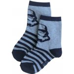 Star Wars Chlapecké ponožky světle šedá/ tmavě modrá – Zboží Dáma