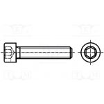 BOSSARD 1000179 Šroub; M4x8; 0,7; Hlava: válcová; imbus; HEX 3mm; ocel; DIN 912 – Hledejceny.cz