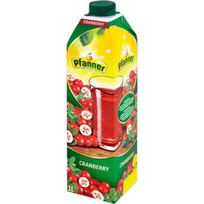 Pfanner Cranberry/ Brusinka 20% nektar 1 l – Zbozi.Blesk.cz