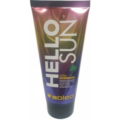 Soleo HELLO SUN ultra tanning accelerator with cocoa butter krém do solária 150 ml – Zbozi.Blesk.cz