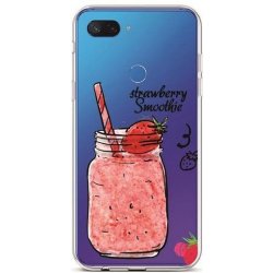 Pouzdro TopQ Xiaomi Mi 8 Lite silikon Strawberry Smoothie